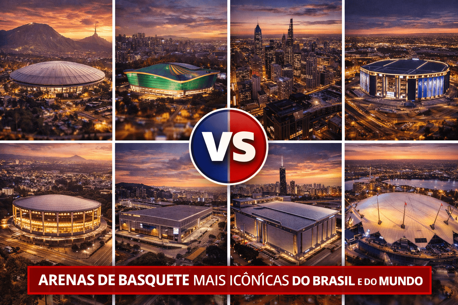 Arenas de basquete mais icônicas do Brasil e do mundo