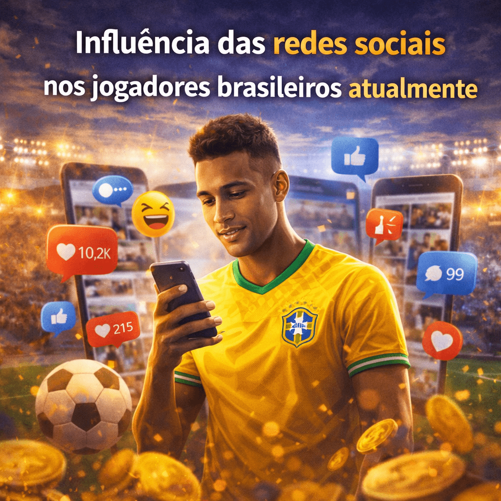 Influência das redes sociais nos jogadores brasileiros atualmente